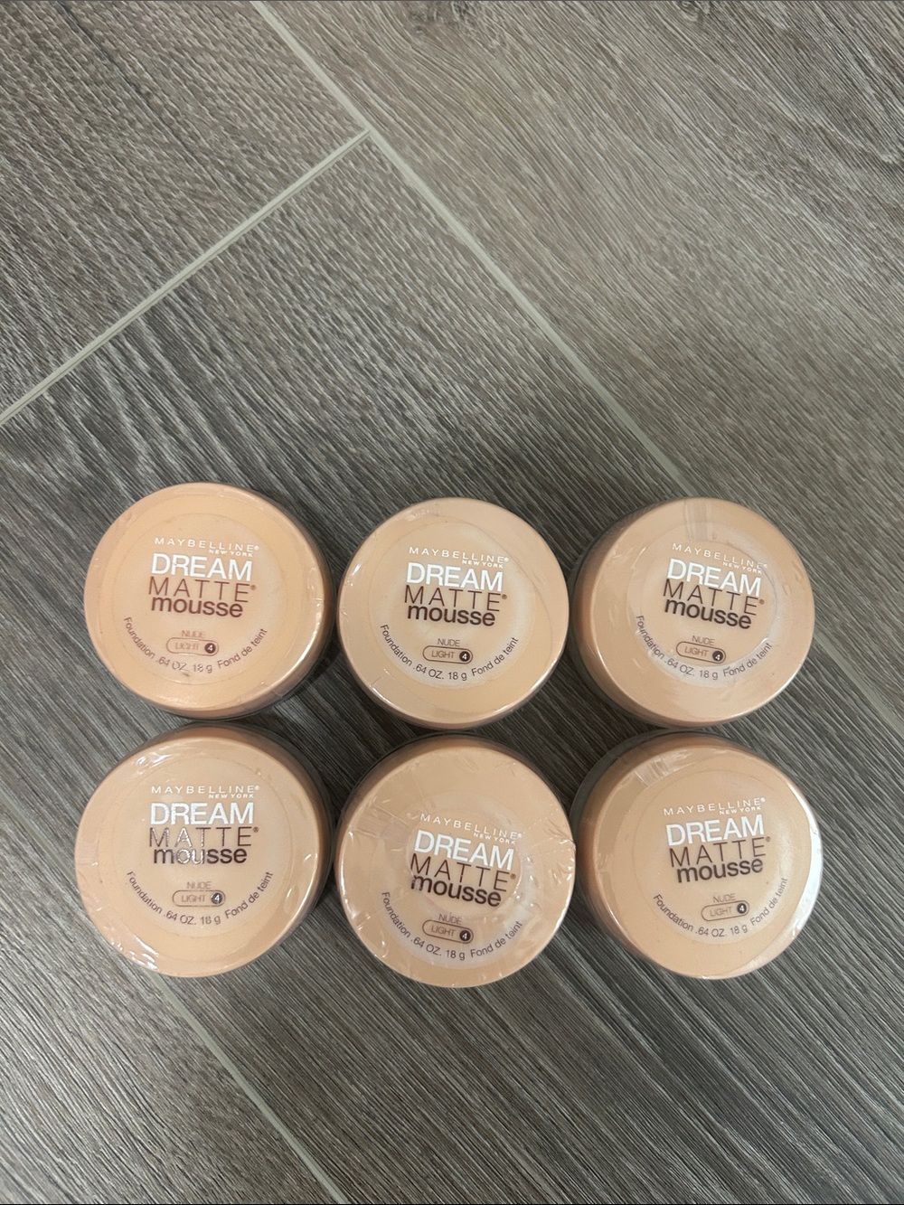 LOT OF 6X Maybelline Dream Matte Mousse Foundation - Nude 🦋 FIRM PRICE 🦋